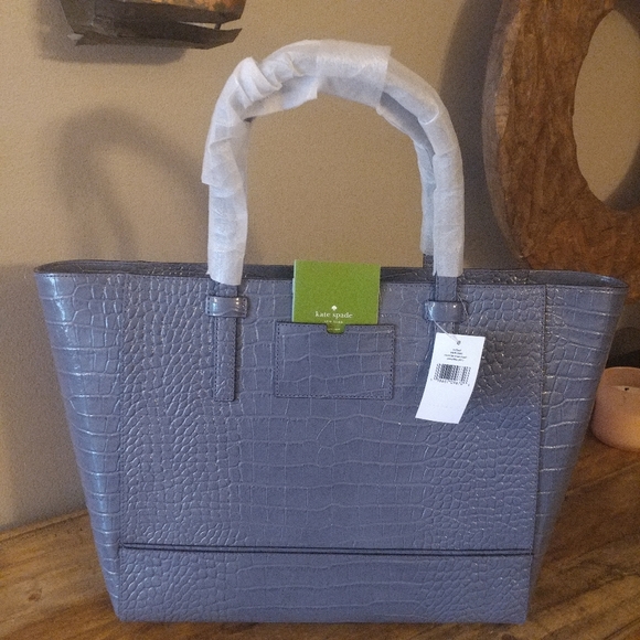 Kate Spade Riverside Street Exotic Bedford Tote - Picture 7 of 8